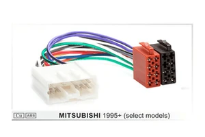 ISO Wiring Harness Car Radio Stereo Power Speaker Cable Adapter Plug Loom Compatible With Mitsubishi