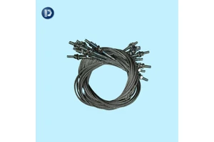 Stainless Steel Elevator Door Cable Lift Door Wire Rope Elevator Electrical Partsdoor Cable, 3mm, 2m Long