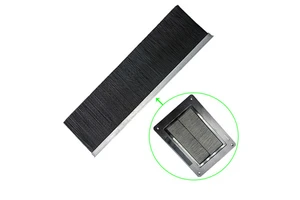 UL94-V0 Flame Retardant Cable Tidy Brush Grommet for Server Racks Data Centers and Home Office Cable Organization