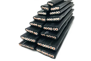 CE Flat Travel Cable Elevator Lift Cable 24cores H07VVH6-F Travel Cable