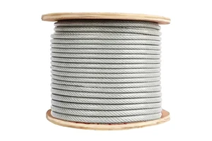 Udiya PVC Coated SS316 Wire Rope Cable 6*37+FC Cable