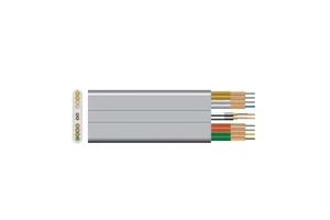 Wholesale High Precision Durable Copper PVC Insulated Flat Elevator Travelling Cable-Modern Design for Hotel Use