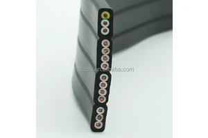Elevator Cables Yt Ytb Ytf Braided PVC Insulated Flexible Elevator Rubber Cable Shielded Flat Elevator Traveling Cable Trvvp