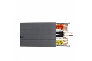 Solid Flat 3-Core H05VVH6-F/H07VVH6-F/TVVB/TVVBG Elevator Traveling Cable Rubber Insulated Copper Electrical Wire Overhead