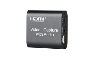 4K HDMI Video Audio Capture Card with Loop Out for High Definition Game Capture Recording Box Ultra Low Latency Video Grabber