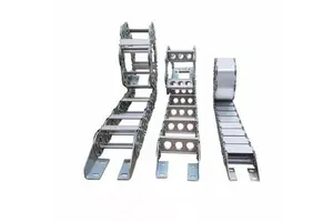 High-Strength Galvanized CNC Steel Cable Drag Chain Industrial Bridge-Style for Cable Carrier for Metal Energy Steel Cable