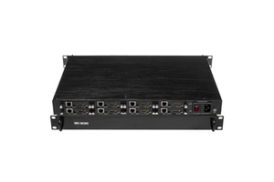 8-Channel Full HD IP Video Encoder Cable 1U Rack H265 H264 for IPTV Live Radio TV Broadcasting Equipment