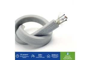 HIGH QUALITY Elevator Flat Cable 3*2.+ Double Steel Wire Tensile Drag Resistance Wire