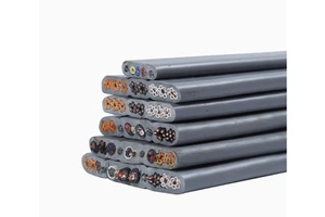 Mitsubis*i Elevator Accessories Special Accompanying Flat Cable 36 Core 40 Core 48 Core with Steel Wire Shield TVVB YFFB