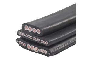 TVVB Elevator Cable High Flexibility Flat Cable 300/500V for Elevator Trailing Application