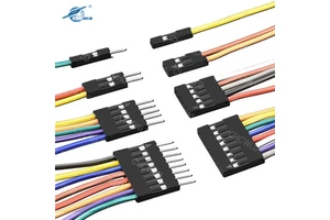 Custom 2.54mm Pitch Dupont Cable Connector 1 2 3 4 5 6 8 10 Pin Jumper Electric Wire Harness Assembly