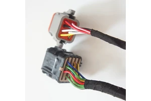 IATF16949 Custom OEM Wiring Harness Kit Aptiv 8p Waterproof Male And Female Auto Electrical Wire Harness Cable Assembly