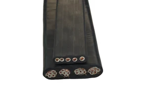 YFFB YFFBG Flat Rubber High Flexible Copper Crane Conveyor Elevator Cable 3x4MM 3x2.5MM 3x1.5MM 3x6MM 4x6MM Industrial Low