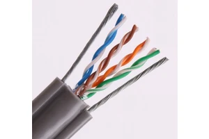 CAT6 UTP Elevator Traveling Cable with Steel Wire for IP Camera/Power Transmission