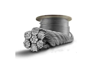 Ungalvanized Nantog 6x37 Stainless Steel Wire Rope 3 Ton 10 Tom 20mm 22mm 25mm Ss Wire Rope 1.5mm 7x19 Ss316 Cable for Elevator