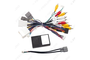 Car 16pin Power Cord Wiring Harness Adapter With Canbus Box for Mitsubishi Pajero Sport (20-23,Support360-Panoramic)