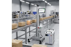 2026 New 3W 5W 10W UV Flying Laser Marking Machine Online Ultraviolet Coder for Box Glass Plastic Packaging CE Approved