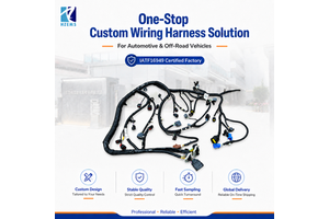 For Custom Automotive Wiring Harness Solution Tinned Copper PTFE PVC Engine Wire Harness Kit Assembly Professional Manufacturer