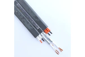 National Standard TVVB Copper 20*0.75mm2 Crane Flat Cable PVC Insulation Rated Industrial Telescopic Door Elevator Cable