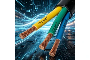 General Use 3 Core 10mm2 Copper Power Cable for Commercial Shop and Office Electrical Layout