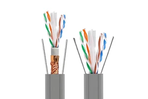 23Awg Cat6 Lan Cable Lift Travelling Network Cable Elevator Cable for CCTV Camera