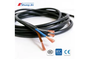 Factory Direct RVV Flexible Stranded Copper PVC Power Cable 300/500V 2-core 2x4mm for Industrial Building Use Household