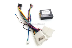 Mitsubishi Outlander Pajero 16pin Audio Wiring Harness Canbus Box Car Stereo Installation Wire Adapter Audio Video Cables
