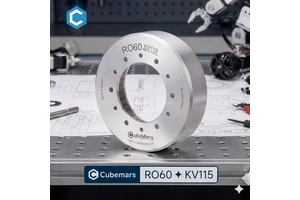 Cubemars RO60 High Torque Brushless Motor Kit Integrated Hall Sensor Pancake Shape Waterproof IE3 Efficiency for Cobot Arm
