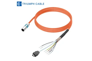 Custom Harness Solutions Servo Power Cable S210 6FX5002-8QN04 Servo Motor Cable Assembly Control Cable Sleeve Data Cable