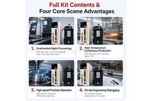 JLE CNC TECH YAKO MS-S3 Pulse-Type Low-Power Hybrid Servo Stepper Drive with Digital Display for Engraving Machine