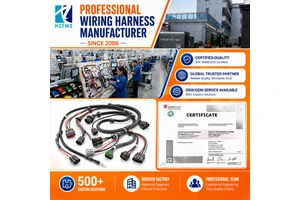 HZEMS Custom Electric Motorcycle Wiring Harness Assembly Complete Vehicle Cable Loom Dongguan Manufacturing Factory