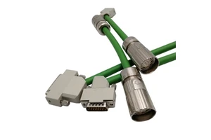 Custom Wiring Harness PVC/PUR 13602659/13623206 TE M23 E Code Female to DB15 Male Servo Motor Encoder Cable