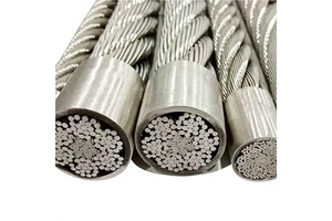 Udiya SS304/316 Steel Cable 7*7 7*19 Highly Polished Wire Rope 10mm for Wire Rope Fence & Elevator Use From Guangdong