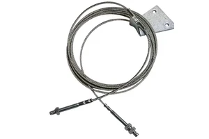 Elevator Door Steel Wire Rope Assembly With Mounting Bracket and Adjustable Threaded Ends for Passenger Elevator Door Opening