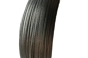 Bright Ungalvanized/galvanized Braided Flexible Sisal Core Steel Wire Rope Balance Cable Cord for Elevator
