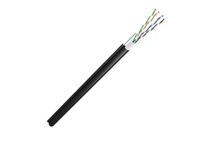 CCTV Elevator Copper Wire Traveling Flat Double-Layer Shield PVC CAT5E/6A Cold Resistant Stranded Wear SWA Construction Cable