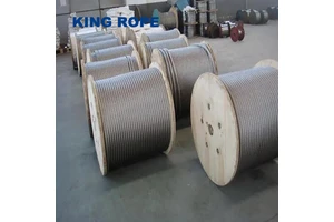 En12385-5 6*19 8*19 9*19 FC Iwrc Galvanized Steel Wire Rope 8~16mm Lift Elevator Traction Hoisting Cable Welding Included