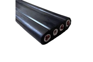 YVFB/H05VVD3H6-F Traveling Cable for Elevator Flame Retardant Copper Core Overhead Flat Cable ZR-YVFB TVVB 3 * 10+1 * 6 Wear