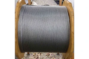 High Tensile Strength 6x37 IWRC Steel Wire Rope Ungalvanized for Elevators Marine Lifting Galvanized Plastic Coil Packaging