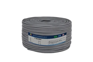 CPR Eca 16A/30A Double Shielded PVC Copper Traveling Cable Flat UTP STP Elevator Cable Cat5 Cat6 Cat7 Flexible Eca Compatible