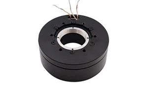 Frameless Hollow Shaft Outer Rotor BLDC Motor Low Inertia High Stall Torque Rotary Actuator Optical Stabilization PTZ Camera
