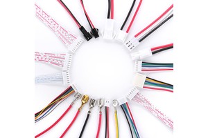 Custom Electronic Jst Te Molex 0.8 1.0 1.25 1.5 2.0 2.54mm Pitch 1/2/3/4/5/6/7/8/40pin Jumper Cables Terminal Wire Harness