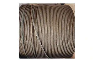 6x19+FC/ 8X19S+FC Ungalvanized Elevator Steel Cable/Elevator Application Steel Wire Rope