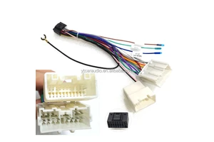 Car Android 16PIN Car Radio Audio Adapter Wiring Harness Power Cable for Mitsubishi Pajero Sport OUTLANDER