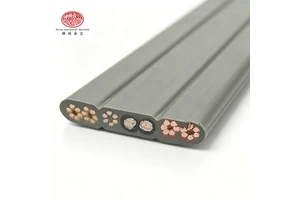 SZYL TVVBP Control Bending Resistant High Rise Building Flat Flexible Elevator Travelling Cable PVC Insulated Copper Conductor