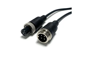 GX12 4 Pin Encoder Cable Stepper Motor Signal Wire Waterproof Aviation Connector Tinned Ends Custom