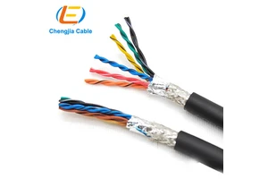 YY06 RVVSP Cable 4X2X0.3 (22AWG) Screened Encoder PVC Sheath Wire U L Certified Encoder and Feedback Cables