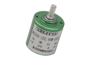 Yi Feng W22S4 Incremental Encoder-Miniature Waterproof IP66 4mm Shaft 3000 RPM Robot Speed Feedback DC 3.3V/5V/24V Cable Leads