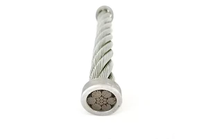 19x7 Non Rotating Galvanized Steel Wire Rope High Load Cable for Tower Crane Elevator Shaft Heavy Lifting