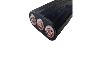 With Steel Wire Flat Wire Power Cable Elevator Flat CableZR-YVFB TVVB3*35 YFFB ZR-YVFBJ Gantry Crane Cable